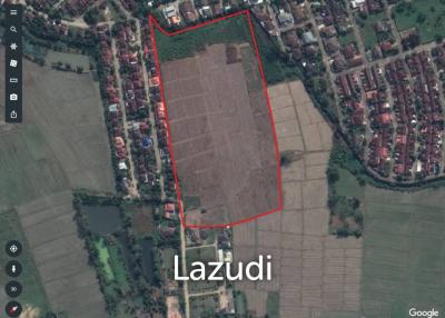 Land for sale near Central Chiang Rai, near HomePro and Chiang Rai Airport 31 rai 3 ngan 17 square wa ( 50,868 square meters