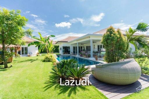 Well Maintained 4 bedroom / 4 Bathroom Pool Villa on large Plot