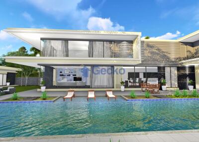 4 Bedrooms House in The Plantation Estates East Pattaya H008434