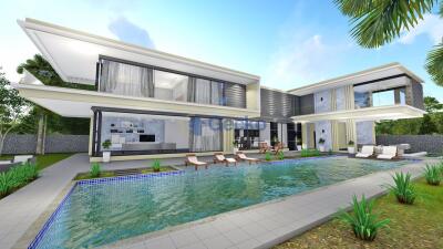 4 Bedrooms House in The Plantation Estates East Pattaya H008434