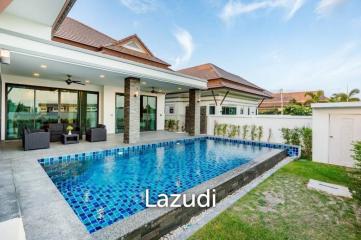 3 Bed 3 Bath 214 SQ.M Plumeria Pool Villa Hua Hin