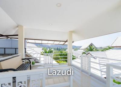 3 bed villa with Superb landscaped garden and extra large covered terrace