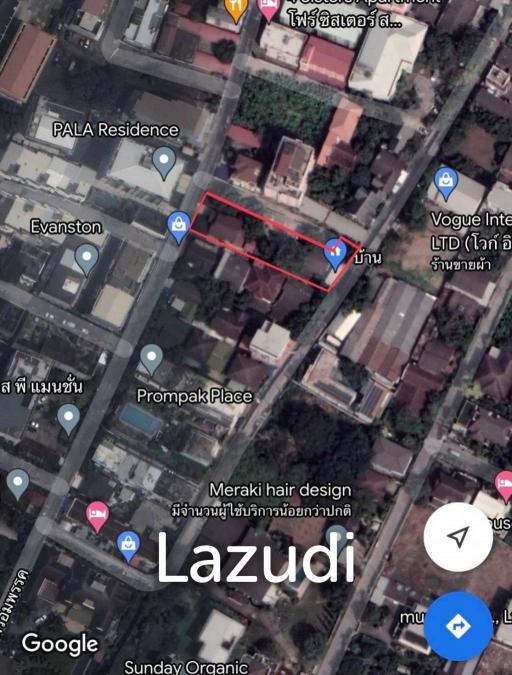 396 SQ.Wah Land For Sale in Thonglor 25