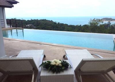 Gorgeous Sea View Villa For Rent - Bang Rak - Koh Samui - Suratthani