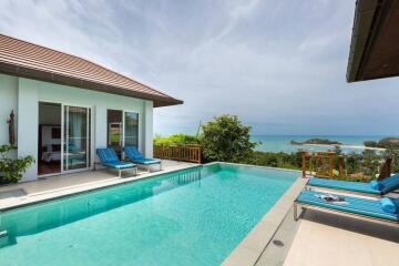 Modern Villa Sea View For Rent - Choeng Mon - Koh Samui - Suratthani
