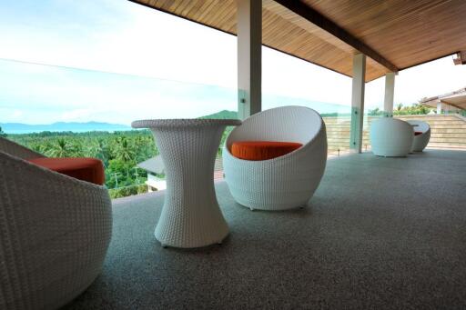 Modern sea view pool villa for sale - Mae Nam - Koh Samui - Suratthani