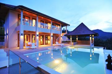 Modern sea view pool villa for sale - Mae Nam - Koh Samui - Suratthani