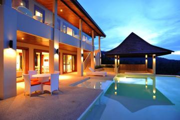 Modern sea view pool villa for sale - Mae Nam - Koh Samui - Suratthani