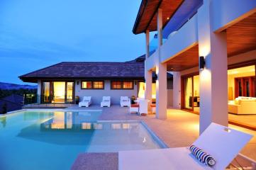 Modern sea view pool villa for sale - Mae Nam - Koh Samui - Suratthani