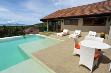 Modern sea view pool villa for sale - Mae Nam - Koh Samui - Suratthani