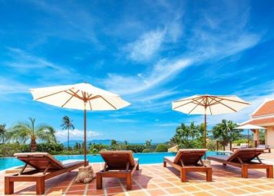 Magnificent Sea View Pool Villa For Sale - Bo Phut - Koh Samui - Suratthani