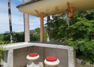 Resort Freehold 500m to the beach in Lamai 1 House 4 Bungalows with Sea View