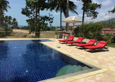 Resort Freehold 500m to the beach in Lamai 1 House 4 Bungalows with Sea View