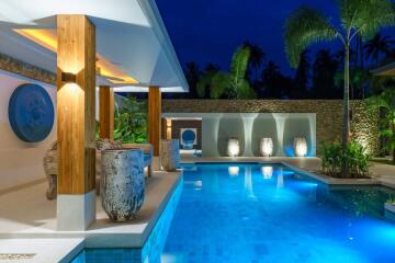 Beautiful Balinese Style Pool Villa For Sale - Maenam - Koh Samui