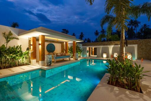 Beautiful Balinese Style Pool Villa For Sale - Maenam - Koh Samui