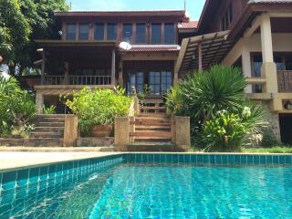 Traditional Thai Style Villa with Sea View for Sale - Bangrak - Koh Samui