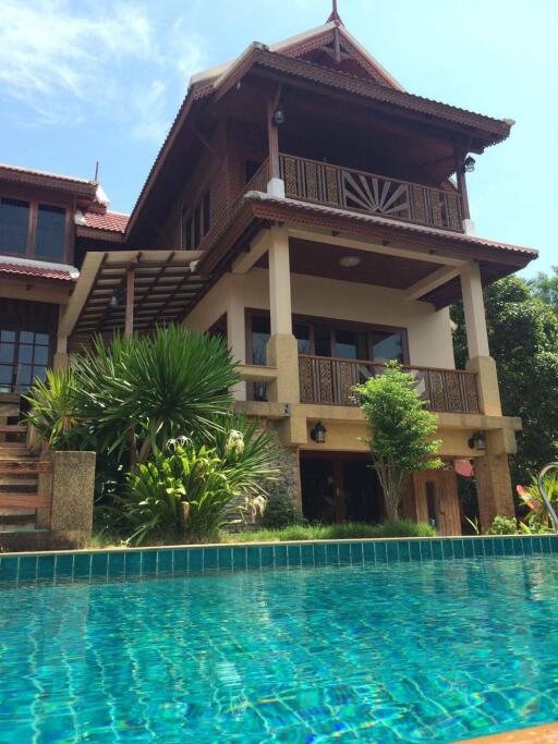 Traditional Thai Style Villa with Sea View for Sale - Bangrak - Koh Samui