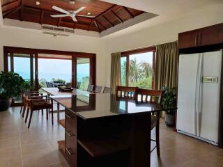 VAST AND SPACIOUS PANORAMIC SEA VIEW 4 BEDROOMS VILLA FOR SALE - BANG POR - KOH SAMUI