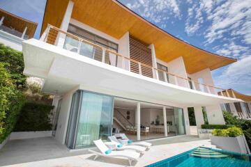 BRAND NEW 3 BEDROOMS SEA VIEW VILLA for SALE - PLAI LAEM - KOH SAMUI