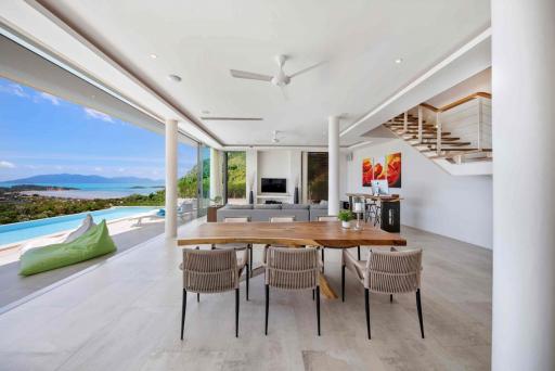 BRAND NEW 3 BEDROOMS SEA VIEW VILLA for SALE - PLAI LAEM - KOH SAMUI