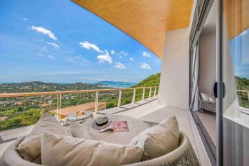 BRAND NEW 3 BEDROOMS SEA VIEW VILLA for SALE - PLAI LAEM - KOH SAMUI