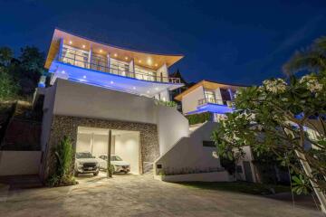 BRAND NEW 3 BEDROOMS SEA VIEW VILLA for SALE - PLAI LAEM - KOH SAMUI