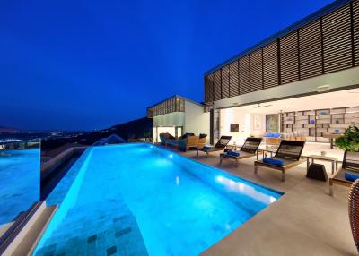 Beautiful Modern Seaview 6 bedroom villa in Bophut