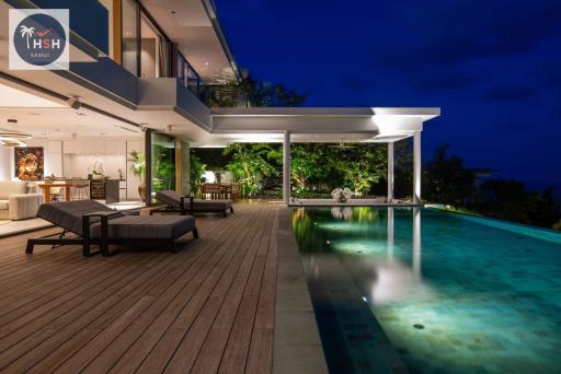 Villa is designed with luxury at the forefront , 7 bedrooms , 9 bedrooms-choeng mon-koh samui-Thailand