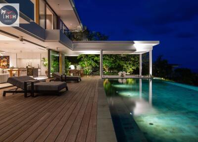 VILLA RUBY WITH LUXURY AT THE FOREFRONT , 4 BEDROOMS-CHOENG MON-KOH SAMUI-THAILAND