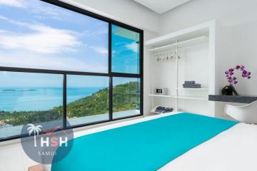 PANORAMIC SEA VIEW 4 BEDROOM VILLA FOR SALE ON SAMUI