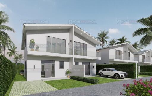 MODERN DUPLEX GARDEN POOL VILLAS IN PREMIUM LOCATION CLOSE TO BEACH