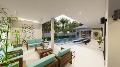 NEW LUXURIOUS VILLA IN A COCONUT AREA FOR SALE - LAMAI-KOH SAMUI