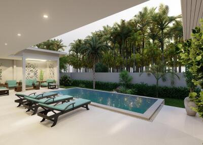 NEW LUXURIOUS VILLA IN A COCONUT AREA FOR SALE - LAMAI-KOH SAMUI