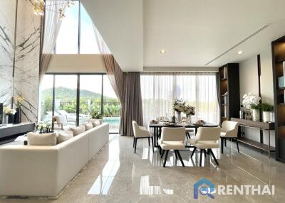 Presale - Luxury 2 storey pool villa house Moutain view in Pattaya