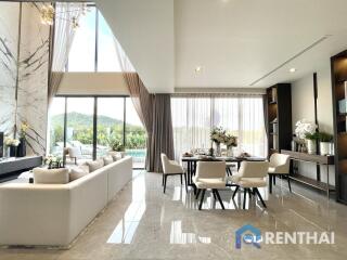 Presale - Luxury 2 storey pool villa house Moutain view in Pattaya