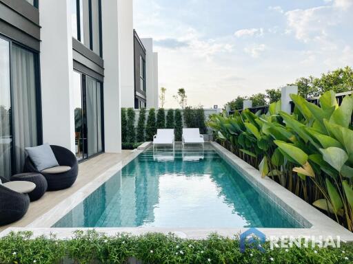 Presale - Luxury 2 storey pool villa house Moutain view in Pattaya