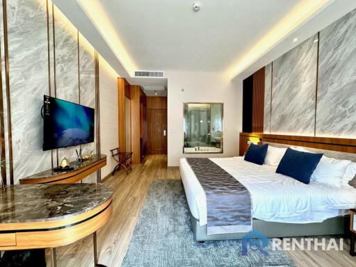 Own a luxury condo and get passive income 6% per year with Wyndham hotel jomtien