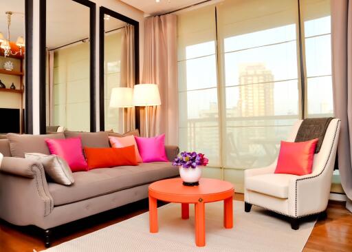 For RENT : The Address Sukhumvit 28 / 1 Bedroom / 1 Bathrooms / 52 sqm / 45000 THB [R11536]