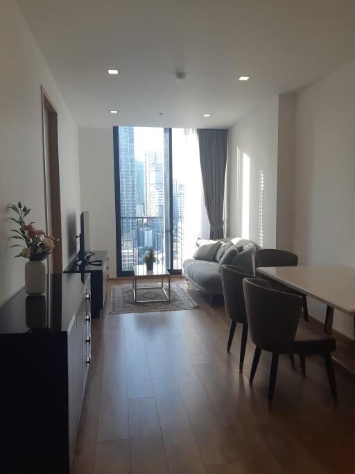 For RENT : Noble BE33 / 2 Bedroom / 2 Bathrooms / 60 sqm / 55000 THB [R11069]