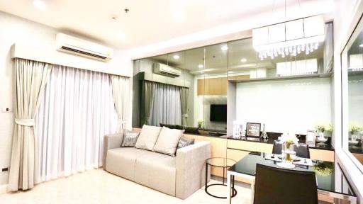 For RENT : The Crest Sukhumvit 34 / 1 Bedroom / 1 Bathrooms / 53 sqm / 55000 THB [R11174]