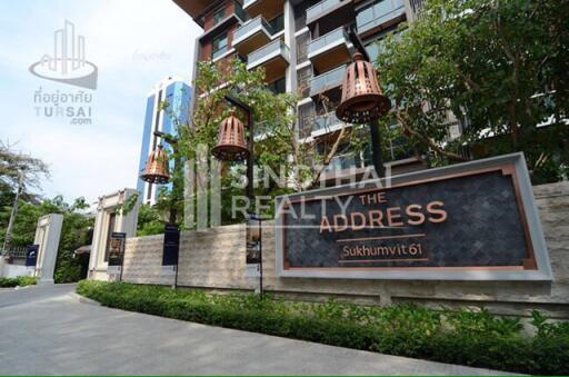 For RENT : The Address Sukhumvit 61 / 2 Bedroom / 2 Bathrooms / 68 sqm / 60000 THB [2774663]