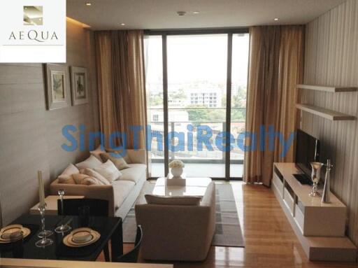 For RENT : Aequa Sukhumvit 49 / 1 Bedroom / 1 Bathrooms / 61 sqm / 60000 THB [3382307]