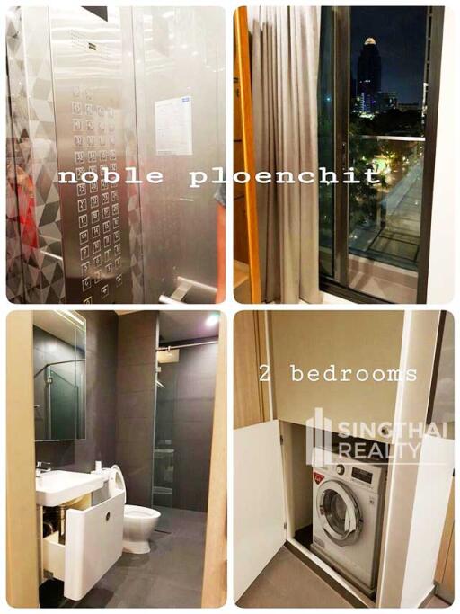 For RENT : Noble Ploenchit / 2 Bedroom / 2 Bathrooms / 77 sqm / 70000 THB [6374183]