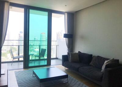 For RENT : Aequa Sukhumvit 49 / 2 Bedroom / 2 Bathrooms / 97 sqm / 80000 THB [6751209]