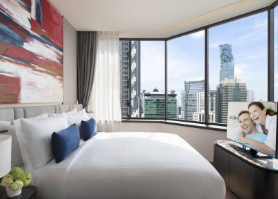 For RENT : Ascott Embassy Sathorn Bangkok / 2 Bedroom / 2 Bathrooms / 100 sqm / 100000 THB [R10685]