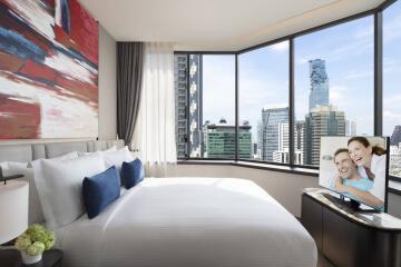 For RENT : Ascott Embassy Sathorn Bangkok / 2 Bedroom / 2 Bathrooms / 100 sqm / 100000 THB [R10685]