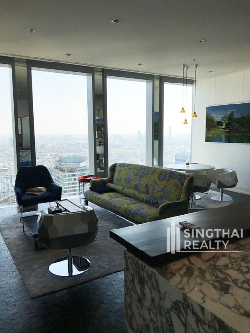 For RENT : The Ritz - Carlton Residences at MahaNakhon / 2 Bedroom / 2 Bathrooms / 126 sqm / 140000 THB [7658094]