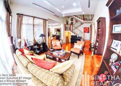 For RENT : House Phrakanong / 4 Bedroom / 5 Bathrooms / 401 sqm / 200000 THB [7201988]