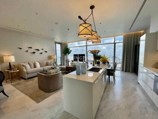 For RENT : Four Seasons Private Residences / 2 Bedroom / 3 Bathrooms / 140 sqm / 275000 THB [R10012]