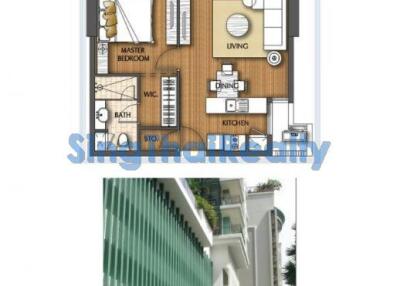 For SALE : Wind Sukhumvit 23 / 1 Bedroom / 1 Bathrooms / 53 sqm / 6800000 THB [3206963]